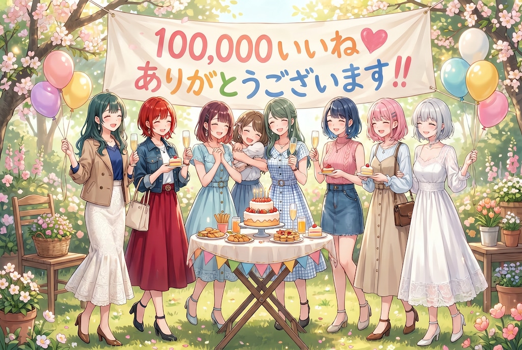 100,000いいね💞ありがとうございます‼️