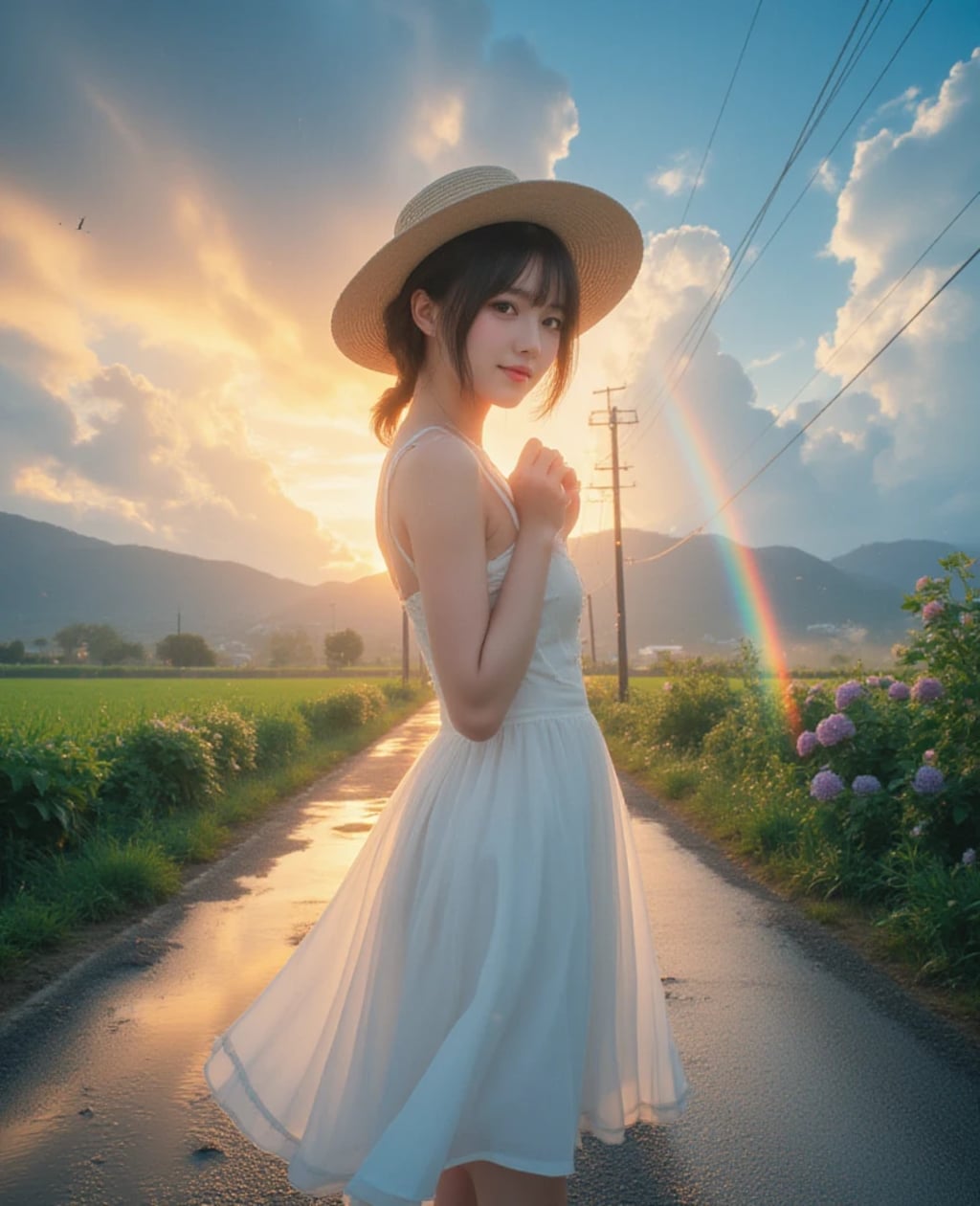 夕立と虹と麦わらとワンピース