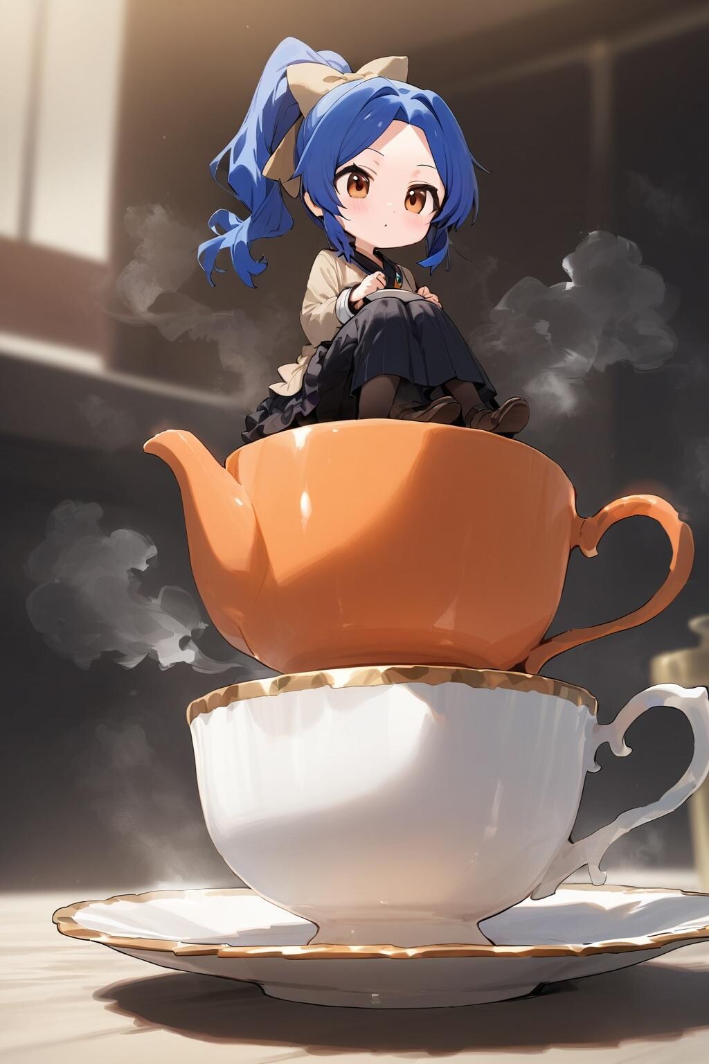 コップのフチを歩こう！