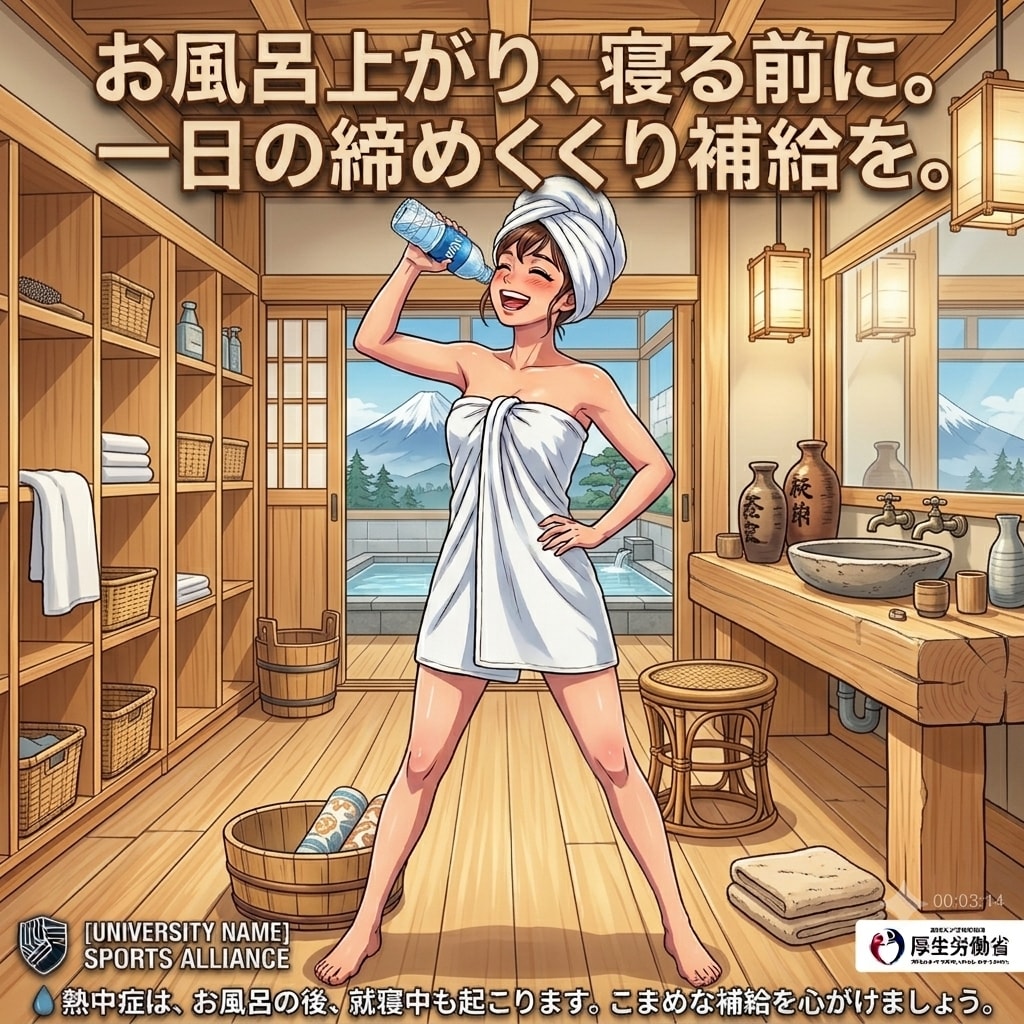 今日も暑かったですね！夜もしっかり水分補給してね！