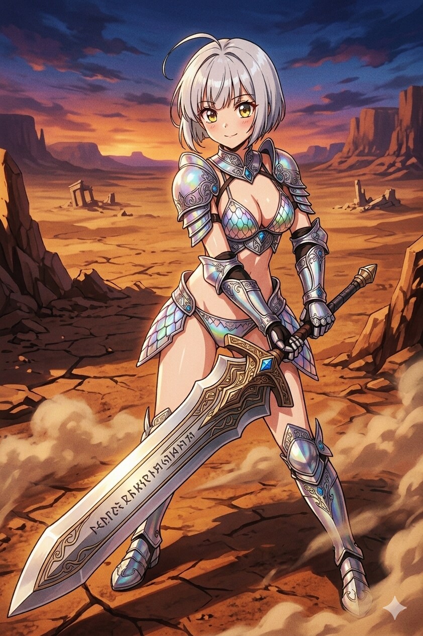 伝説の剣士（ただしちょいアホの子）