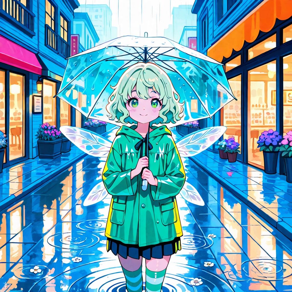 雨の通り道 | の人気AIイラスト・グラビア