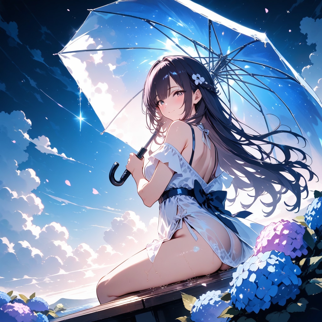 雨上がりの紫陽花