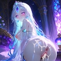 [6枚] 「異星の人よ。なんと猛くものものしき武器をお持ちになっておじゃいますこと。しばしこの星に留まりて夜ごとこの姫と手合わせしてはくれぬかの？…♥」（異界からの訪問者１８９の１） 2枚目