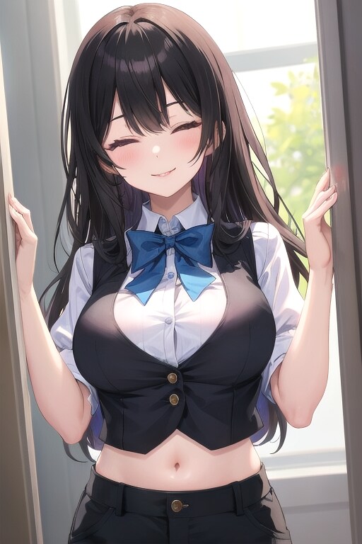 かっこかわいいパフ袖好きのタキシード美少女の憩い