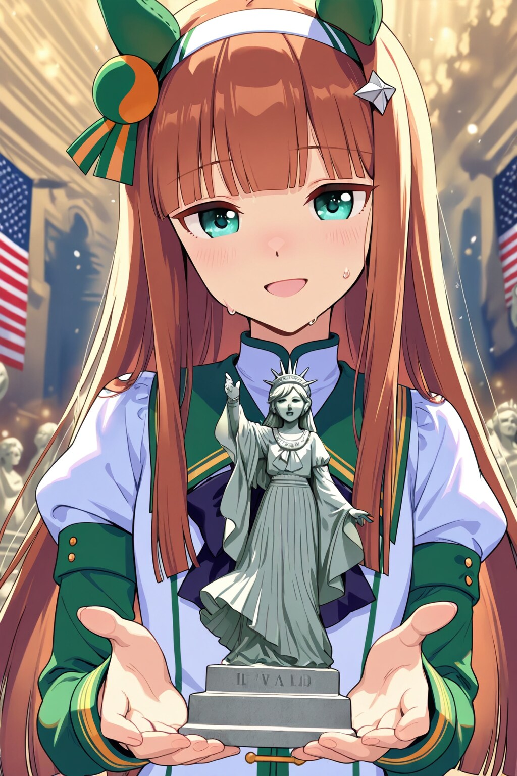 サイレンススズカinニューヨーク🐴🗽🇺🇸❤️
