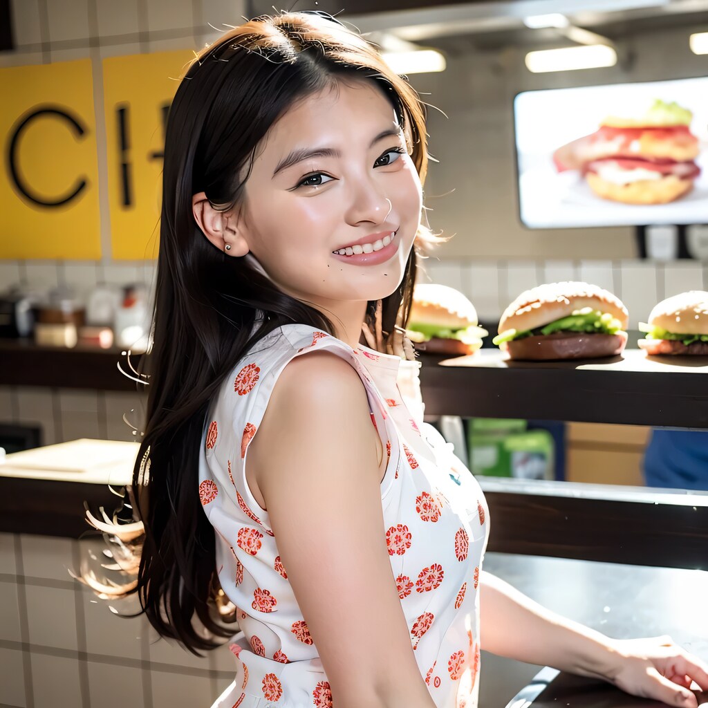 黒髪ロングでクルーの美女４２