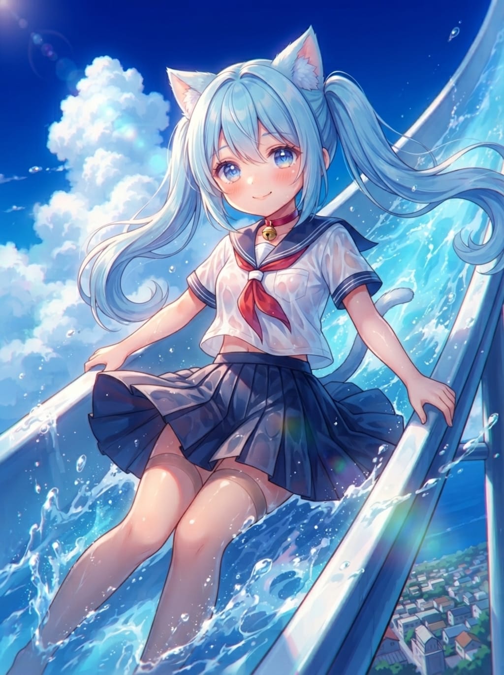 青