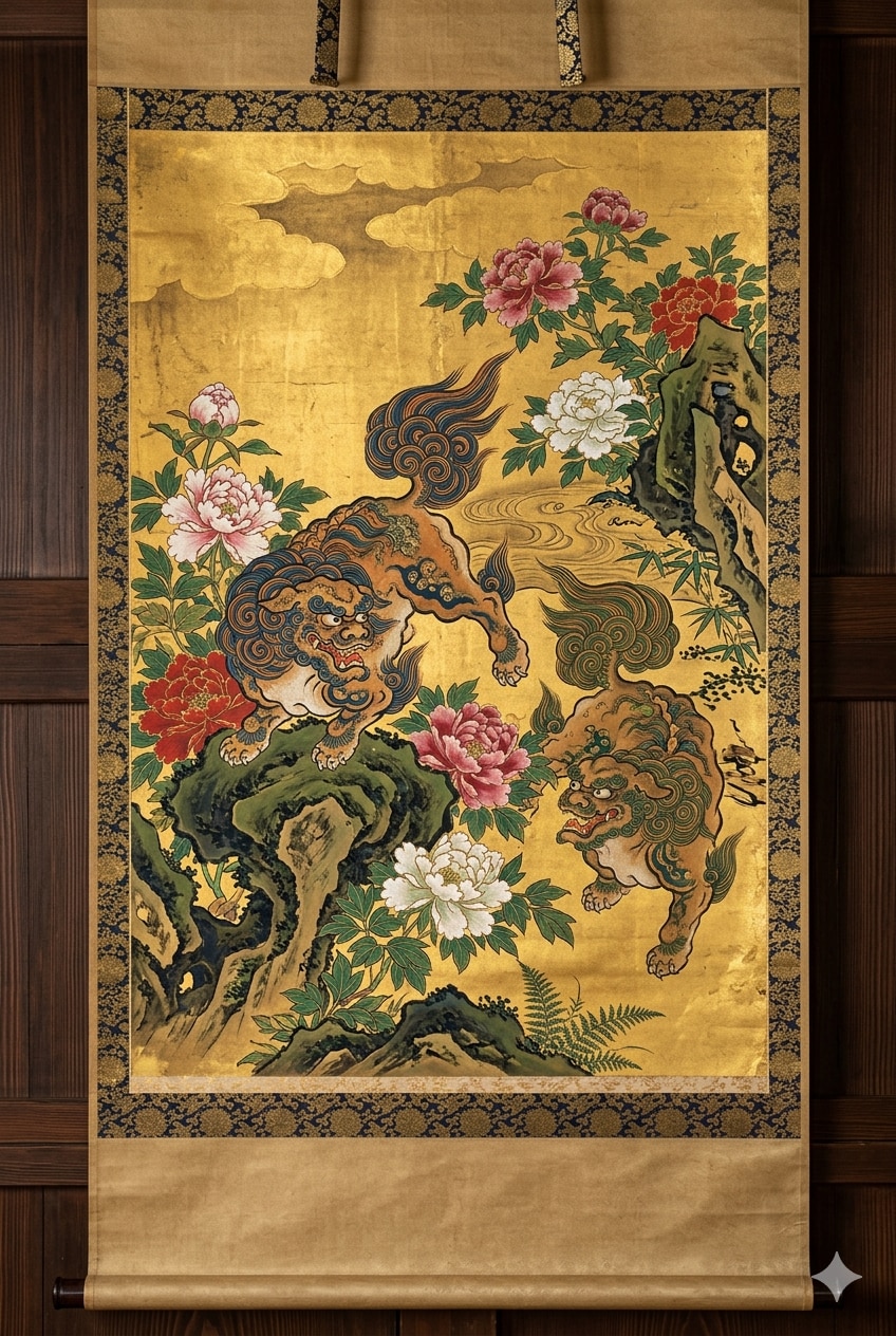 唐獅子牡丹 | の人気AIイラスト・グラビア