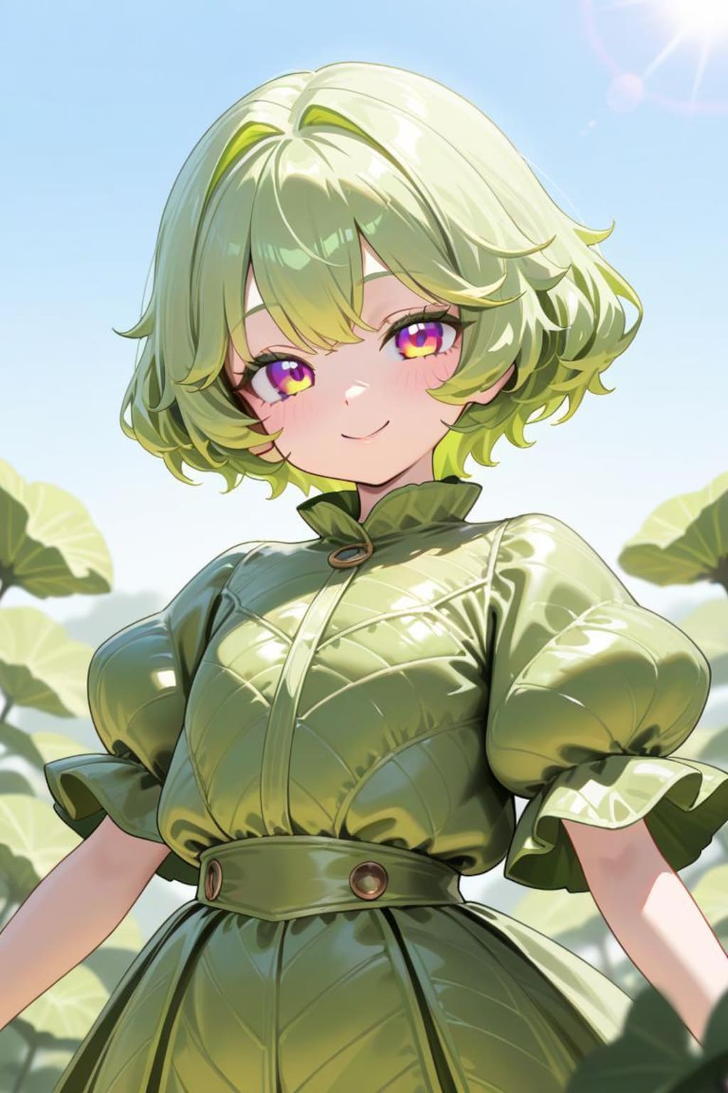 春キャベツの擬人化