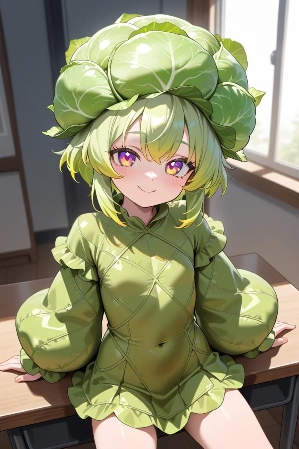 春キャベツの擬人化