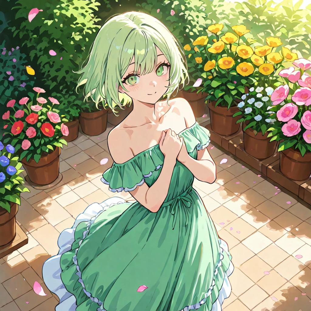 DAISYちゃん standing | の人気AIイラスト・グラビア