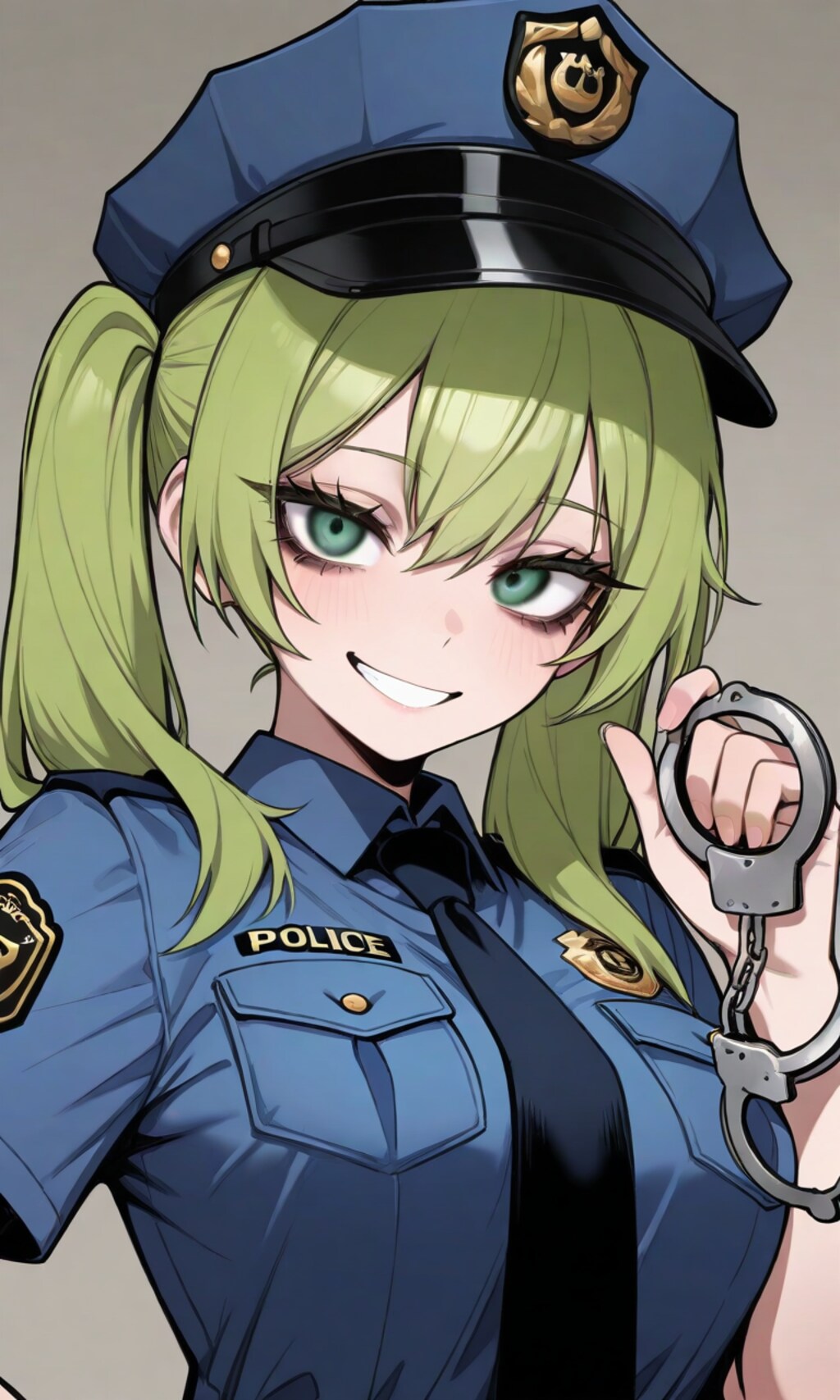 ツインテール警察よ‼️貴方を逮捕するわ❗