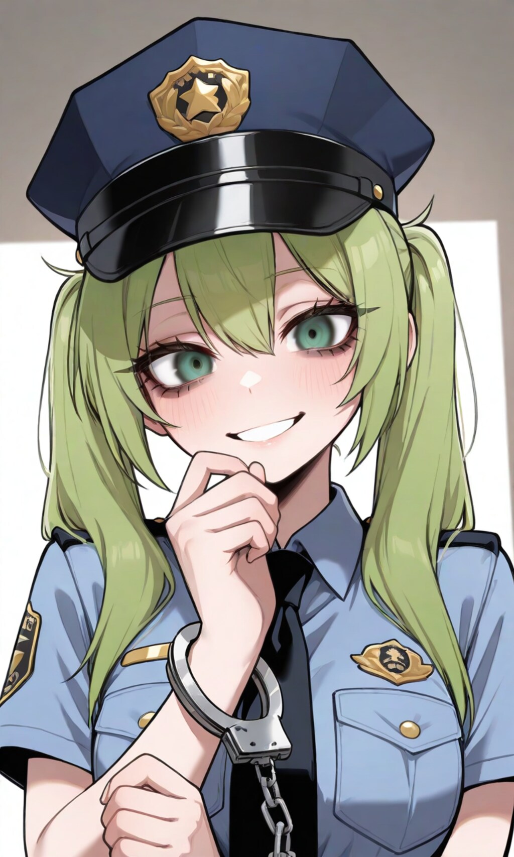 ツインテール警察よ‼️貴方を逮捕するわ❗