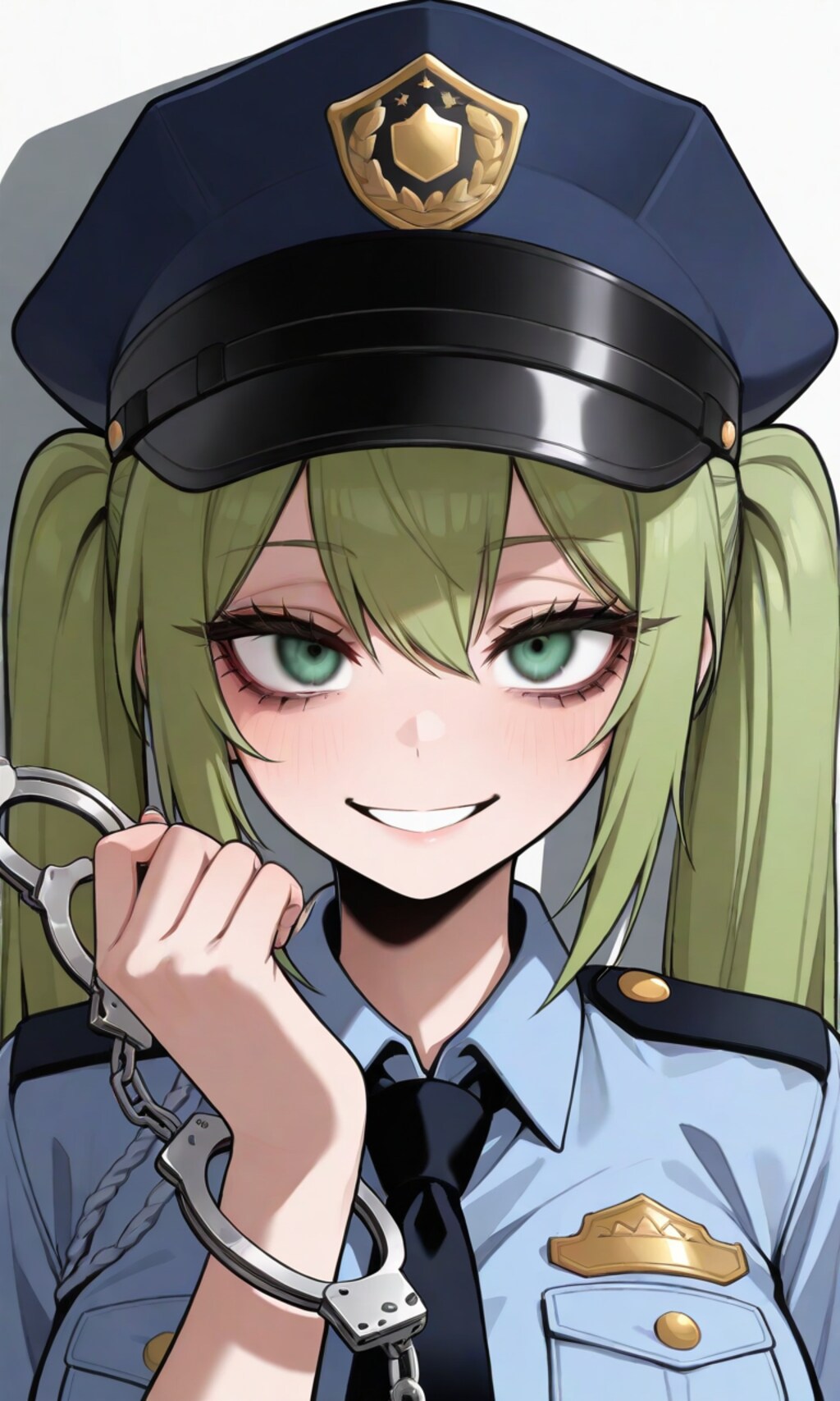 ツインテール警察よ‼️貴方を逮捕するわ❗