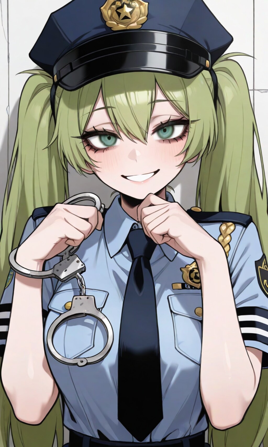 ツインテール警察よ‼️貴方を逮捕するわ❗