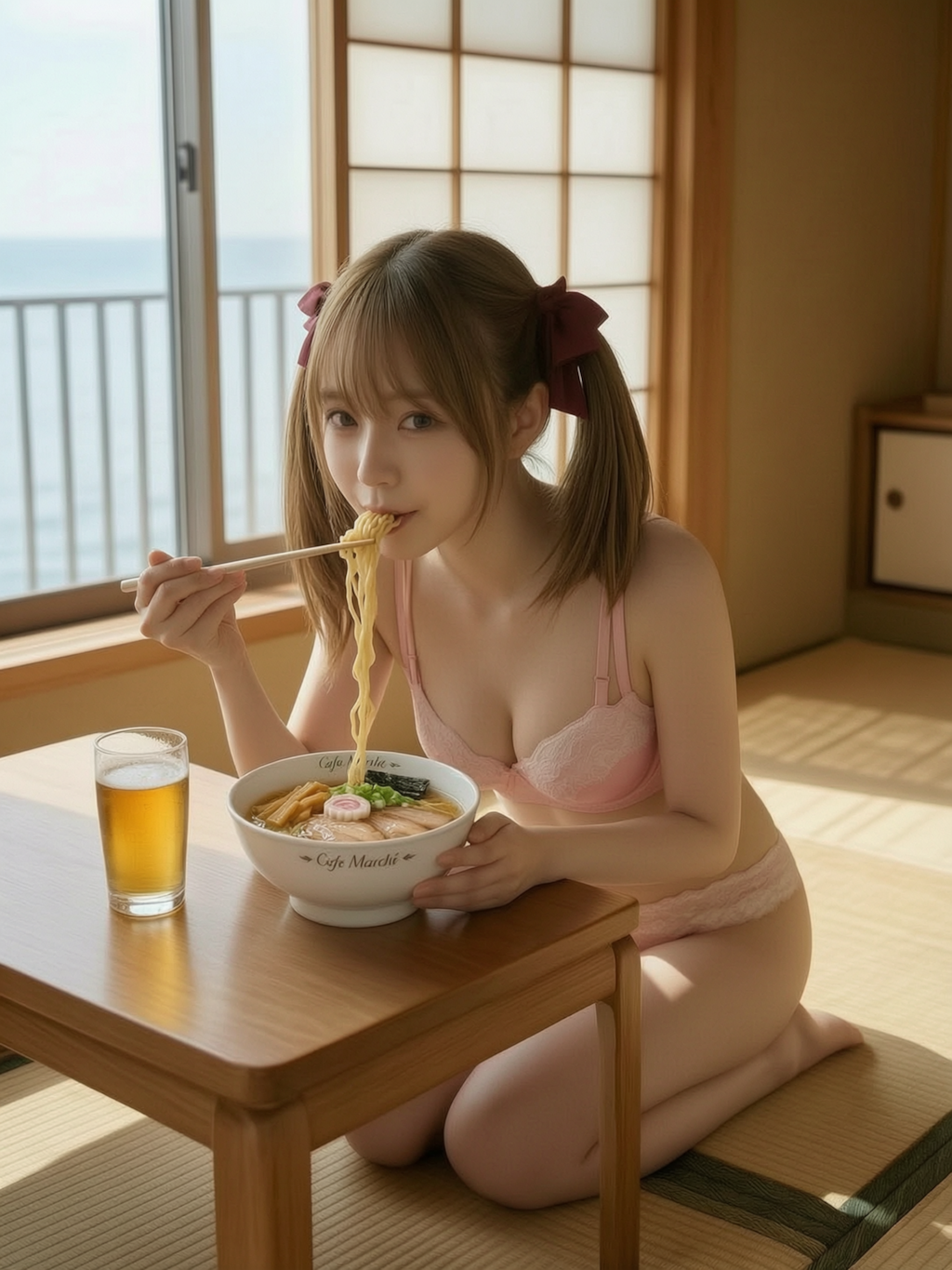 喜多方ラーメンの日 (Cafe Marché 美樹)
