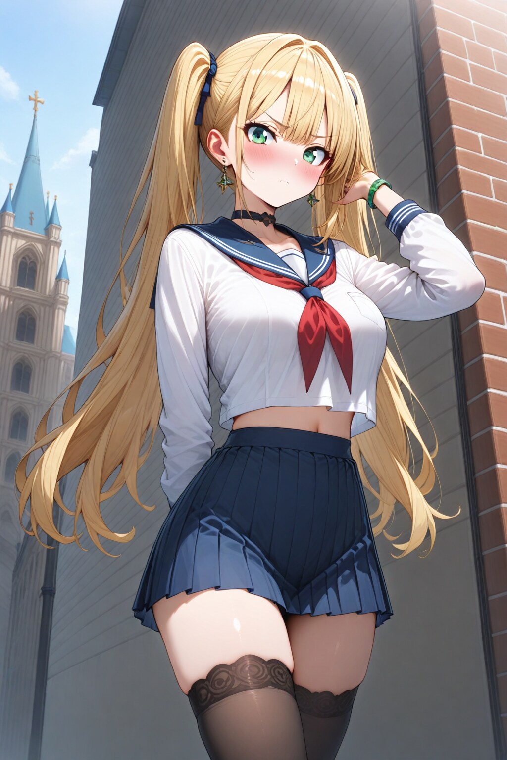 金髪ツインテのツンデレ