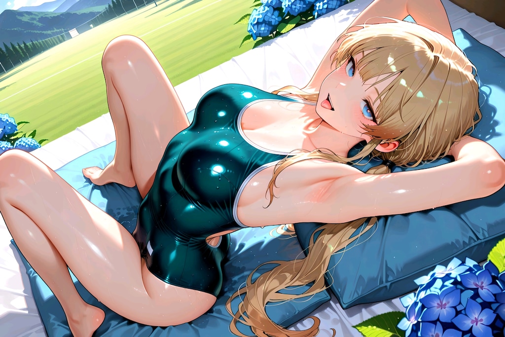 寝転がる