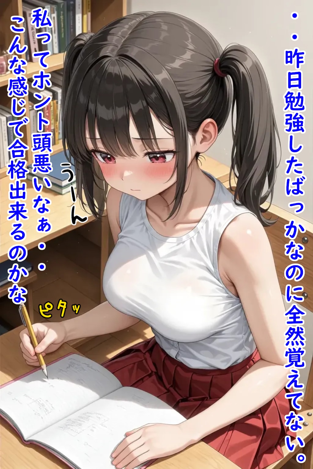 ロ〇巨乳は家庭教師のおじさんに騙されイタズラされる①