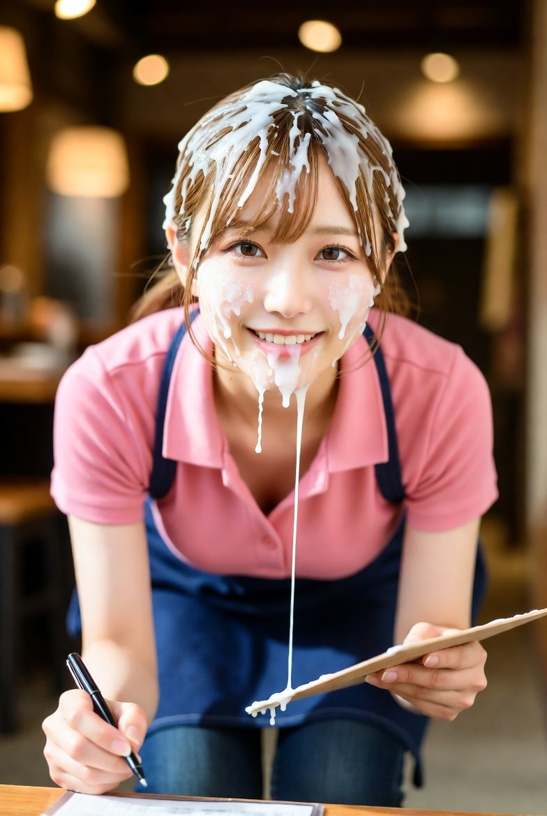 「とりあえず生と……あと、顔射0円で。」　「はい、よろこんで！生４つと顔射４発入りまーす」　「「「はい、よろこんで！」」」