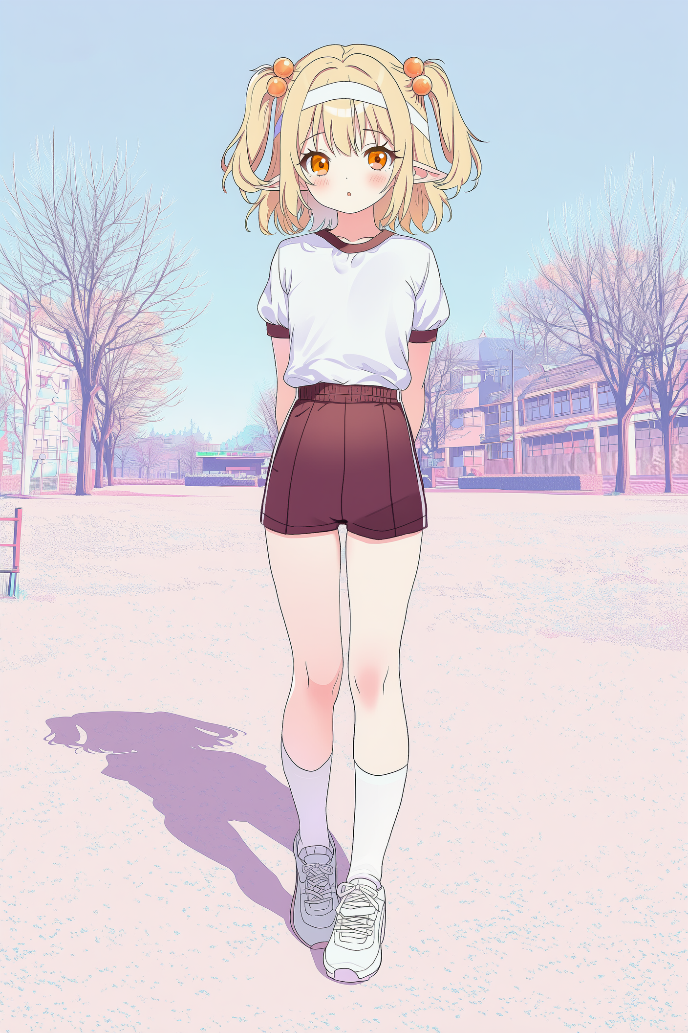 パステル調で体操着 | の人気AIイラスト・グラビア