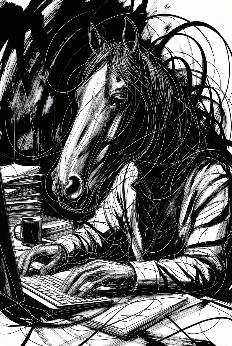 馬車馬 | の人気AIイラスト・グラビア