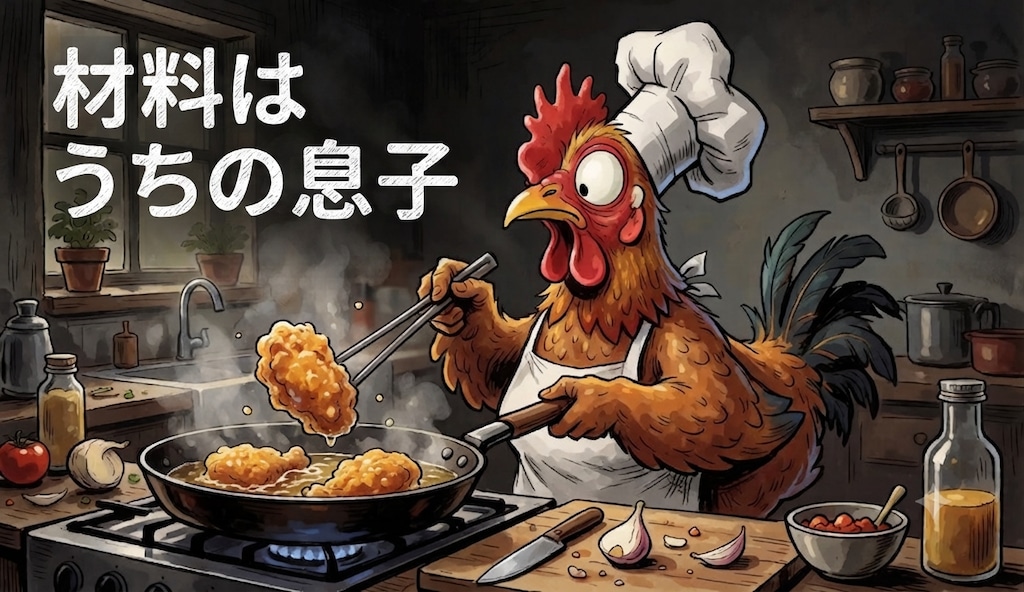 🐔庭には２羽鶏がいた🐓