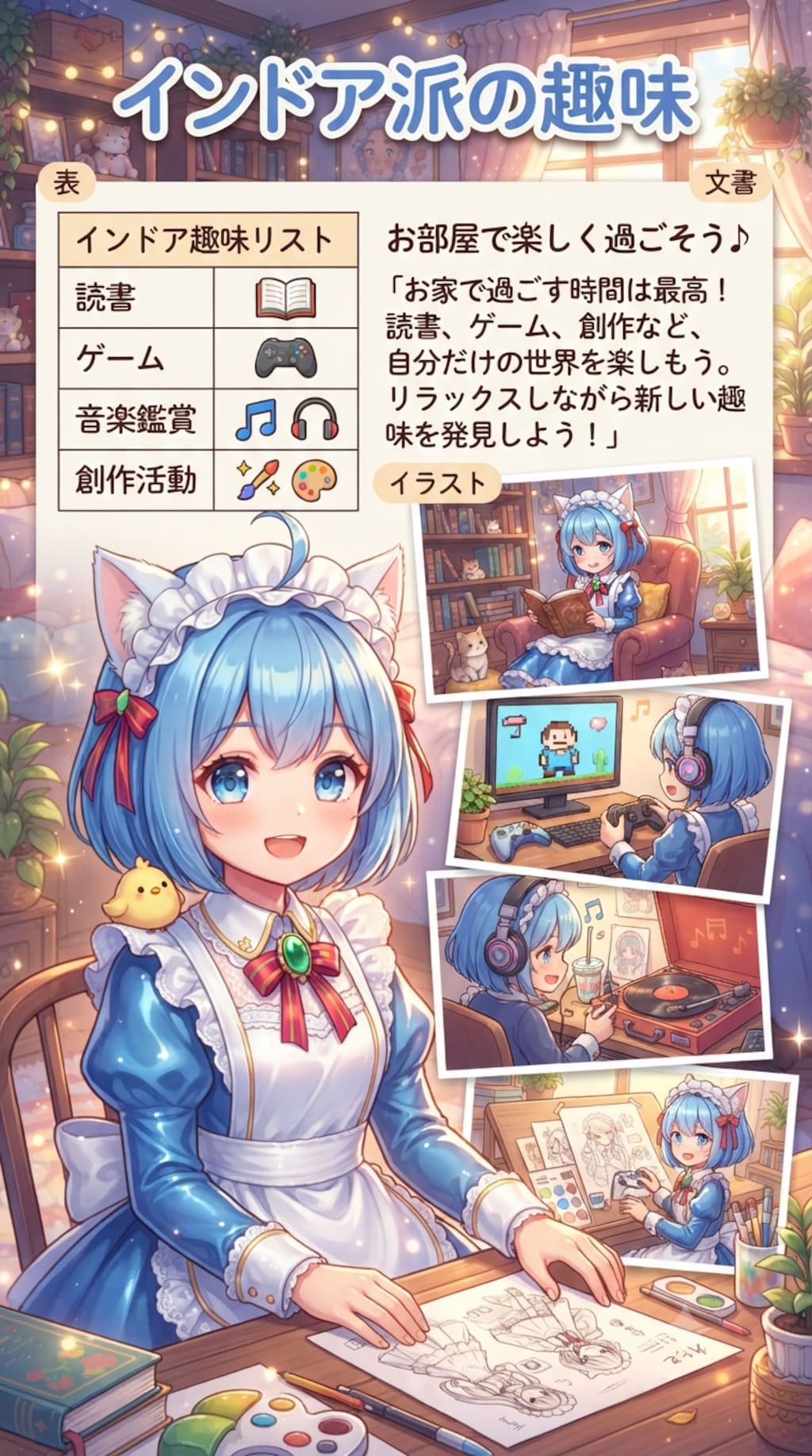インドア派の趣味