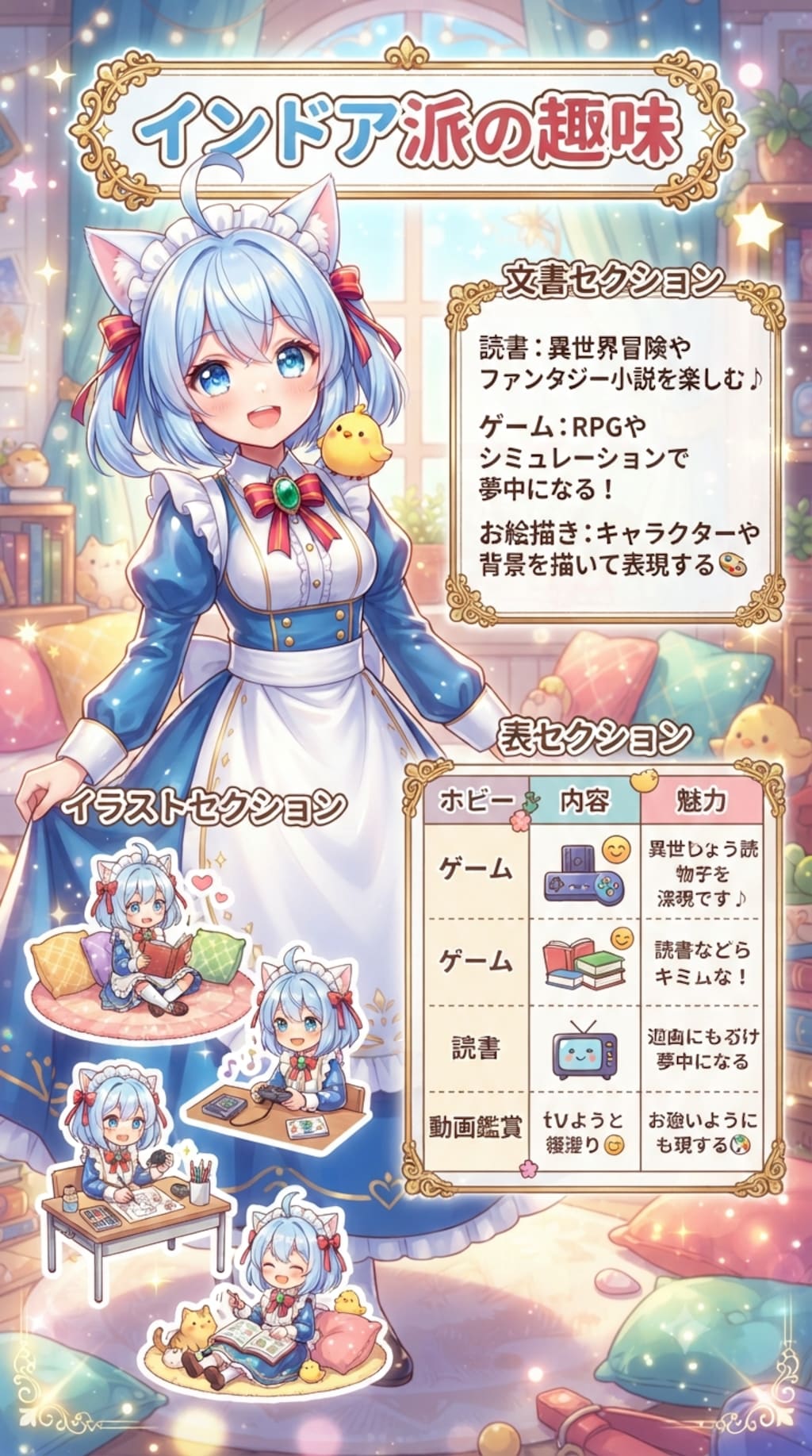 インドア派の趣味