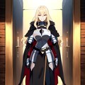 アニメ風ブロンド女騎士さん 2枚目