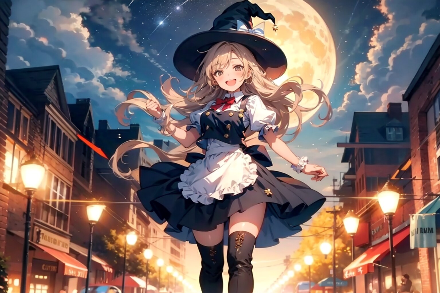 夜の散策 | の人気AIイラスト・グラビア