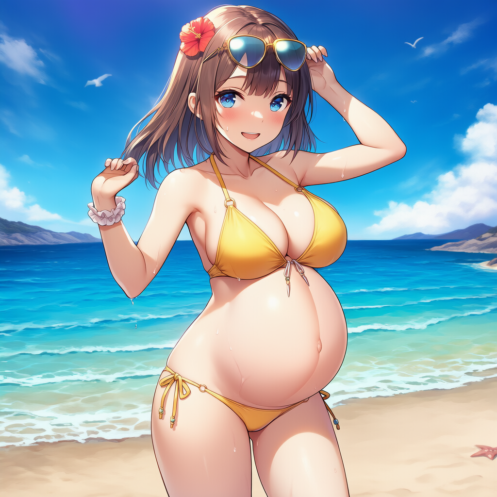 ビキニ妊婦