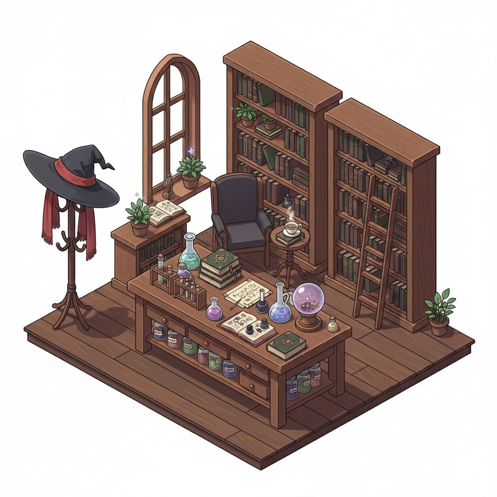 魔女さんの部屋 | の人気AIイラスト・グラビア