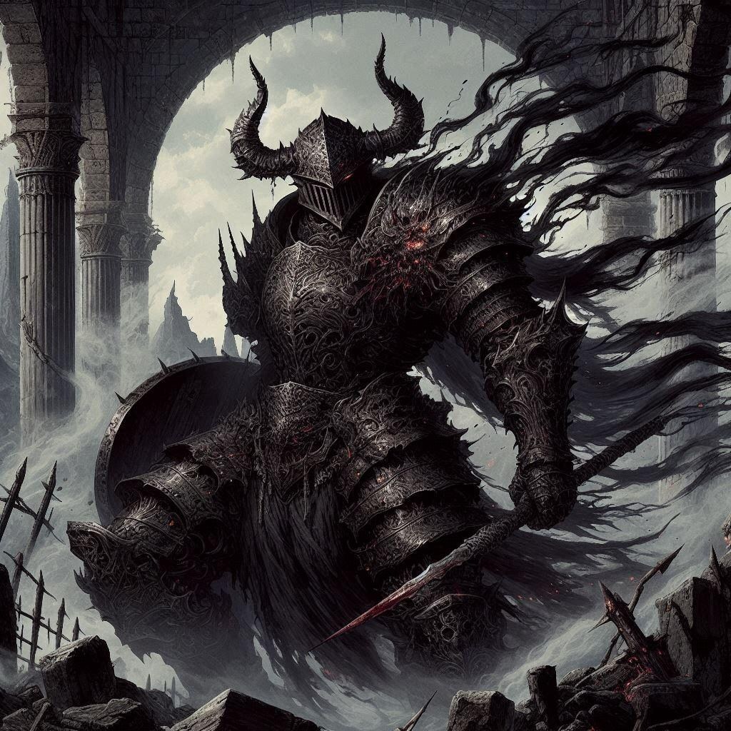 瘴気を放つ戦士