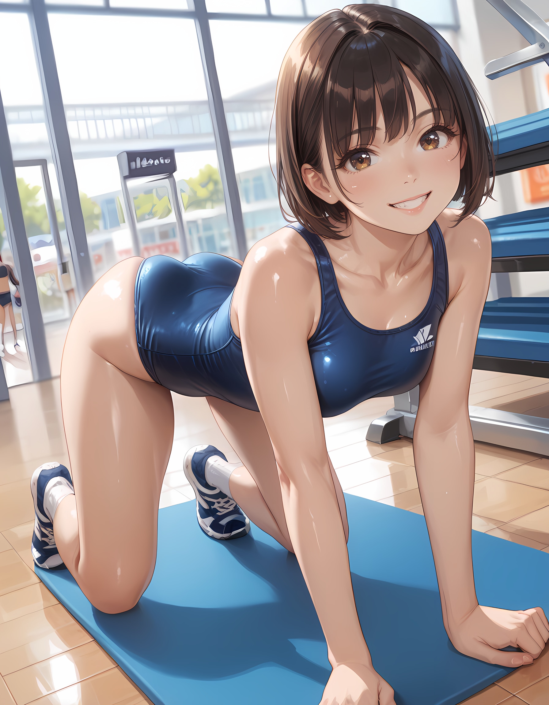 常連客に人気のジムトレーナー