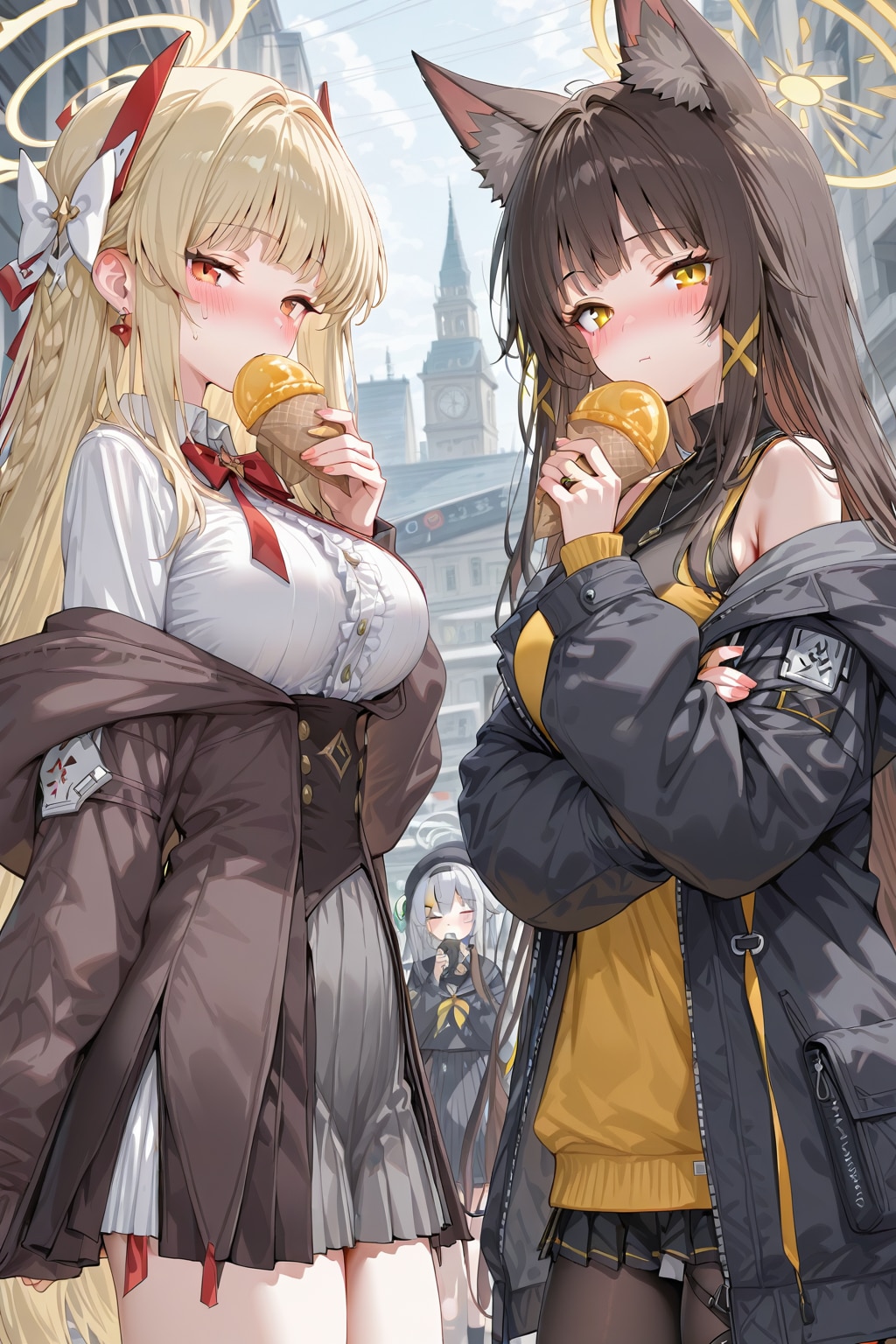 食べ歩き | の人気AIイラスト・グラビア