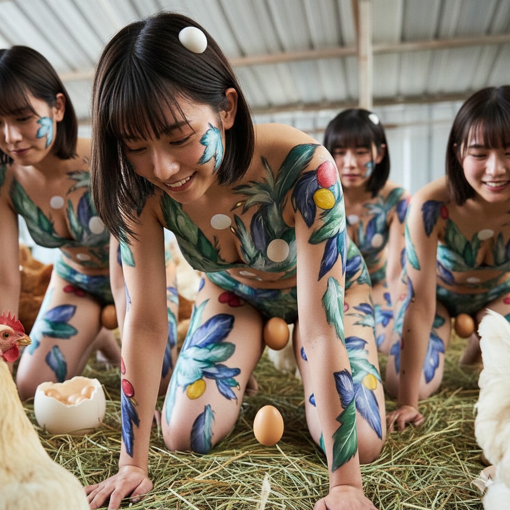 鶏の産卵２