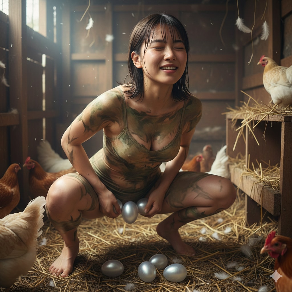 鶏の産卵２