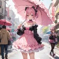 街中のロリータ少女 3枚目