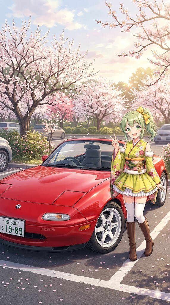 喜緑さんとユーノスロードスター
