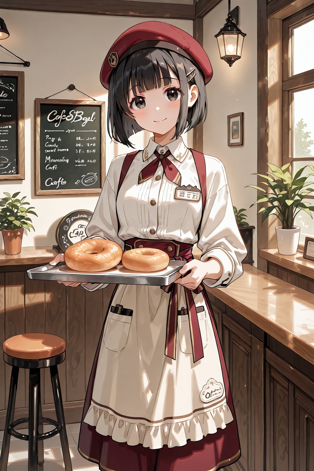 妹ちゃん✨カフェへようこそ‼️🥰☕️✨３８６ | の人気AIイラスト・グラビア