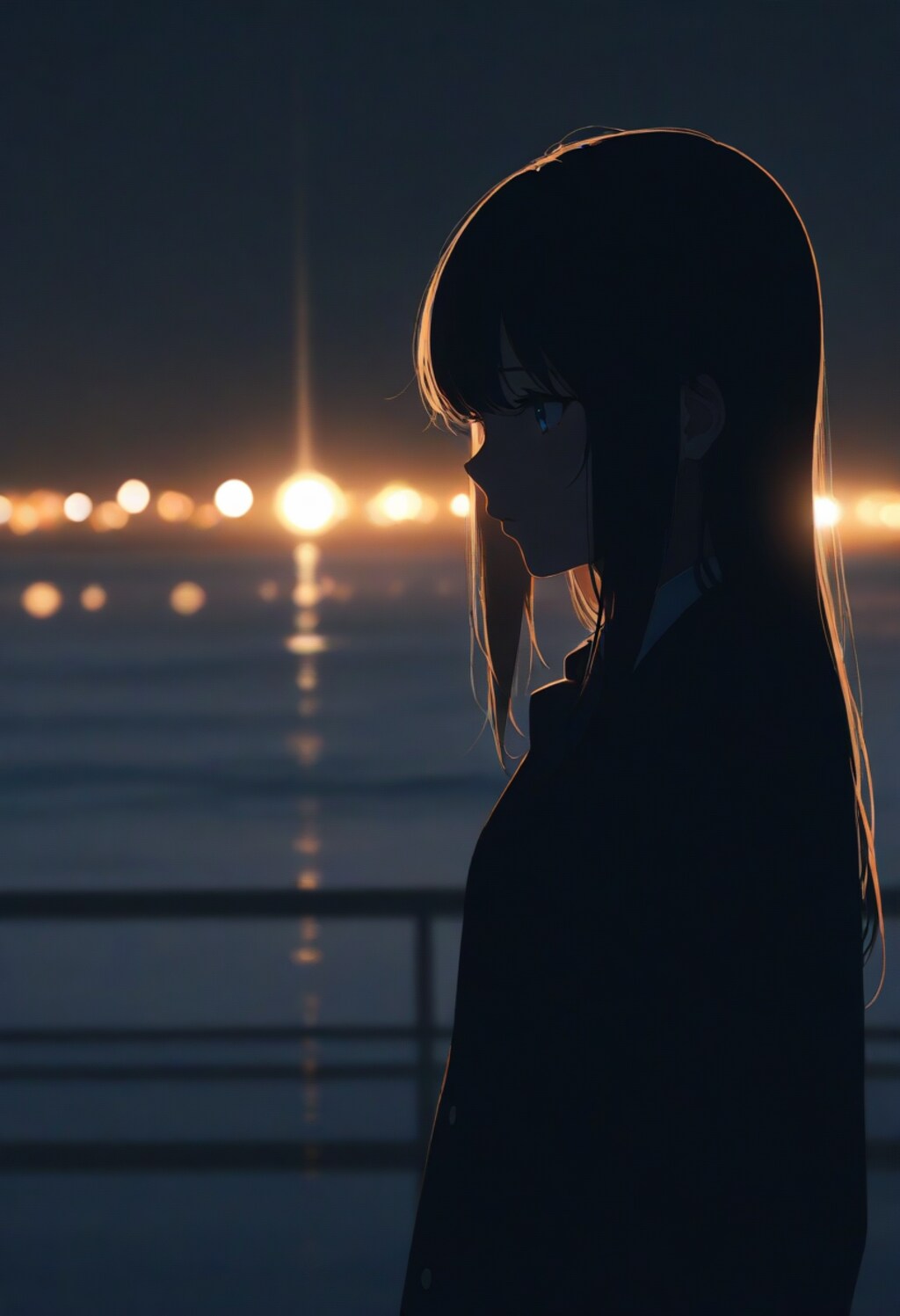 ポートレート(光と影)(cinematic lighting)(8)