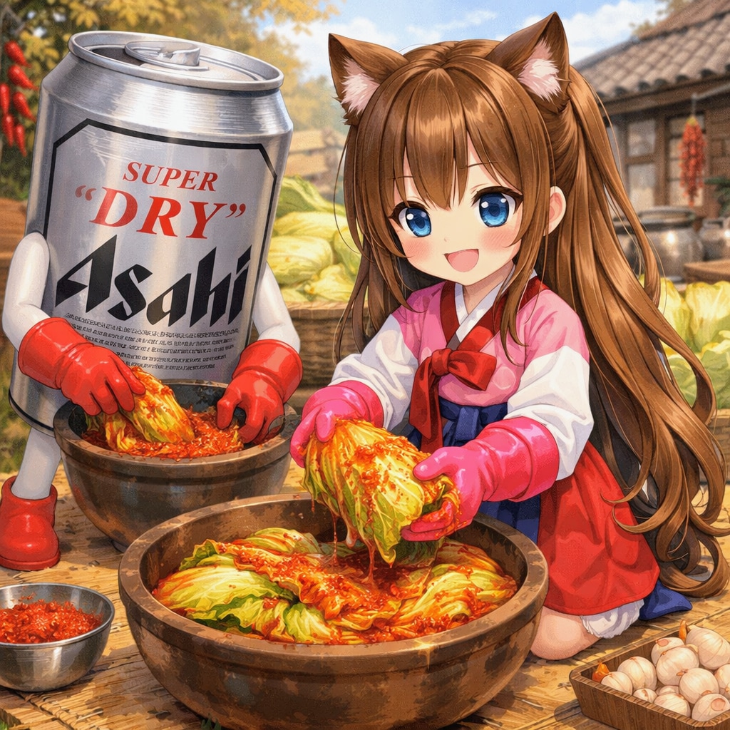 キムジャンの小さな女の子