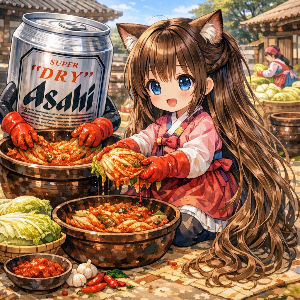 キムジャンの小さな女の子