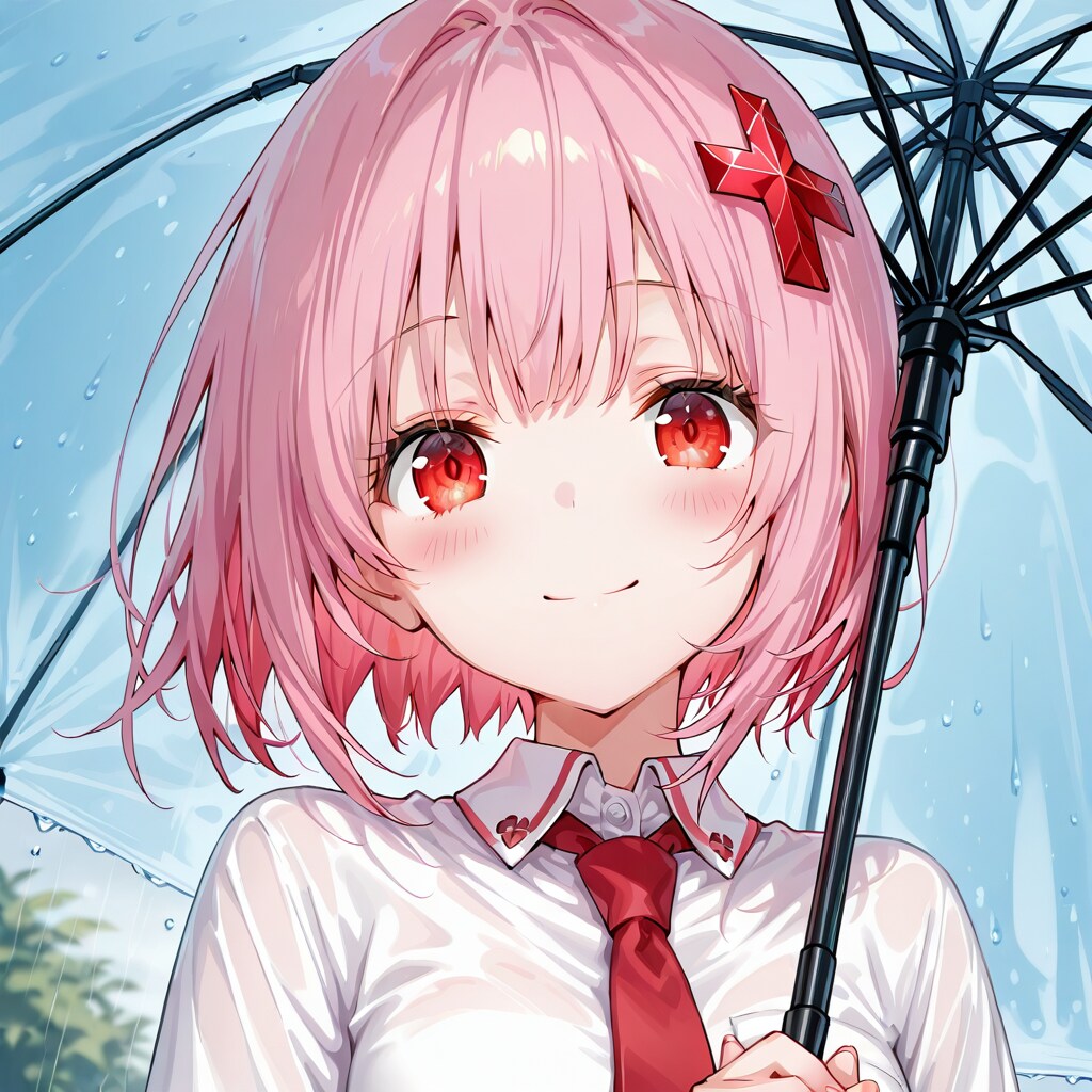 雨がポツポツ