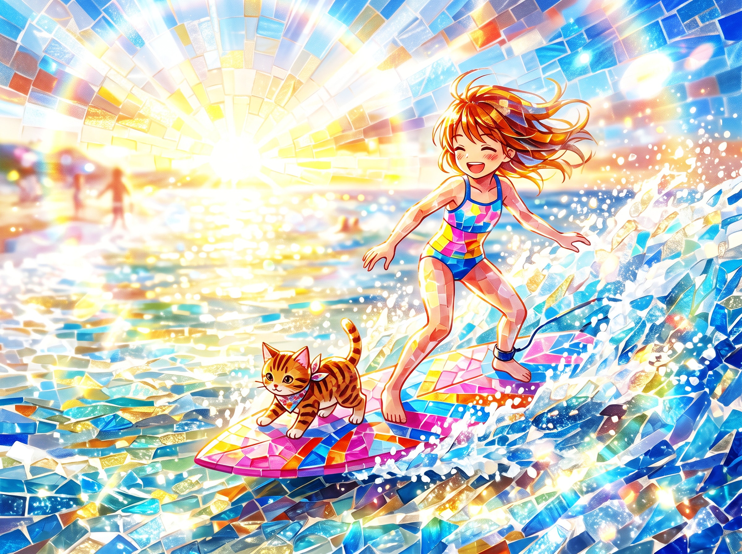 太陽と空と海 | の人気AIイラスト・グラビア