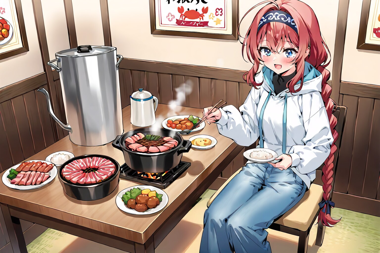 旅先での食事その２ | の人気AIイラスト・グラビア