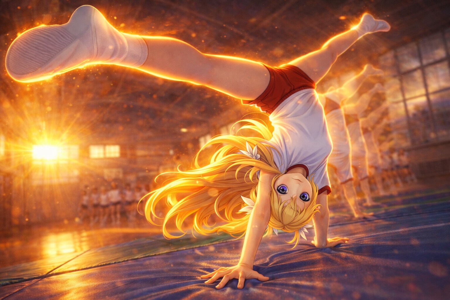 夕焼けの回転軌跡 | の人気AIイラスト・グラビア