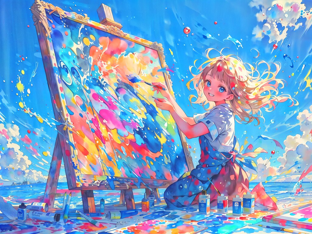 芸術はカラフルだ